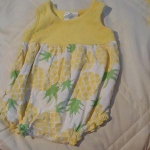 pineapple baby onesie